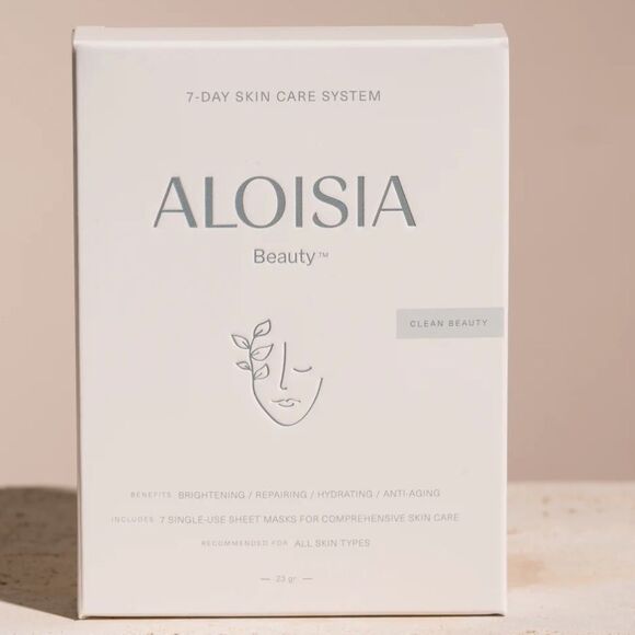 Aloisia Beauty 7 Day Skin Care System 7 single use sheet masks all skin types - Picture 5 of 13